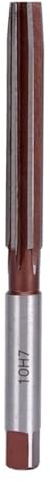 DOLUNTO 3–40 mm Handreibahle aus legiertem Werkzeugstahl mit geradem Schaft, hochpräzise H7-Reibahle (Farbe : 22mm)