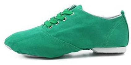 Letuwj Tanzschuhe Jazz Schuhe Herren und Damen Ballett Weiche Unterseite Tanzschuhe, Grün , 39 EU