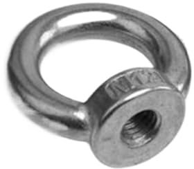 M3 M4 M5 M6 M8 M10 M12 Augenschraube Augenmutter 304 Edelstahl Marine Hebeösenschrauben Ringschlaufenloch Kabelseil Augenschraubenmutter (Color : Eye nut, Size : M4 (5Pcs))