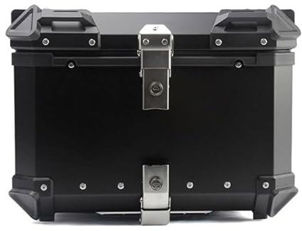 Motorrad Topcase für Honda PCX 125 PCX 150 PCX125 PCX150, Multifunktionale Wasserdicht Tragbares Motorradkoffer, Motorrad Reise Aufbewahrungsbox Sicher und Langlebig,55L-Black