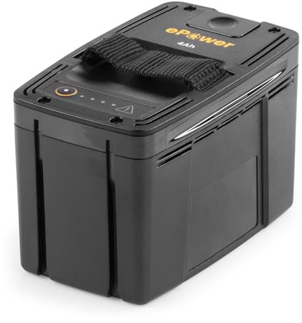 STIGA E 440 Akku 48 V, 4 Ah – Robuster Schnellverschluss, Tragegriff aus Stoff – Für Gartengeräte der ePower Serie
