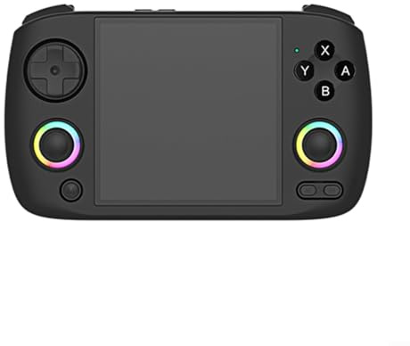Console Portatile RG Cubexx Retro, 8000+ Giochi Integrati, Schermo IPS da 3,95 Pollici 720*720, WiFi 2,4G/5G e Bluetooth 4.2, Joystick RGB LED a 16 Milioni di Colori, Batteria da 3800mAh (nero)