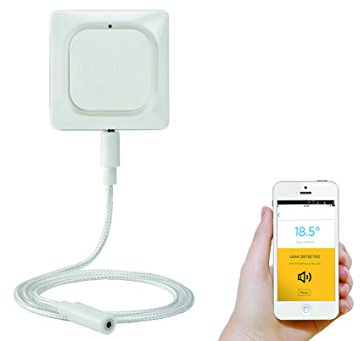 resideo Wi-Fi/WLAN Wasser- und Frostmelder mit Kabelsensor, weiß, W1KS