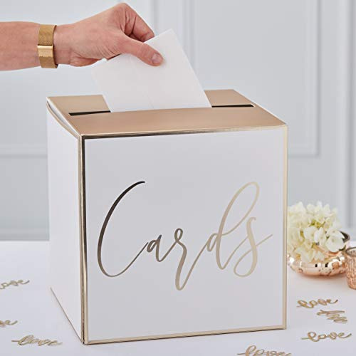 Ginger Ray Tischkartenhalter für Hochzeiten, Partys, Briefkasten, goldfarben