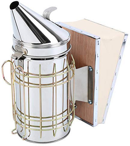 Samger Edelstahl Bienen Raucher Smoker Imker Bienentechnik Werkzeuge Zubehör zur Bienenzucht Imkereiausrüstung für Bienen Volk