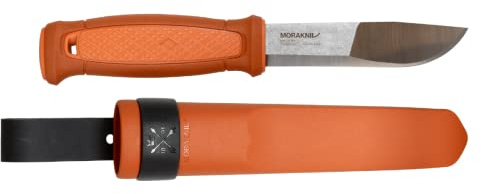 Mora Survivalmesser Kansbol Burnt Orange gebrannt mit einer Polymer-Ummantelung