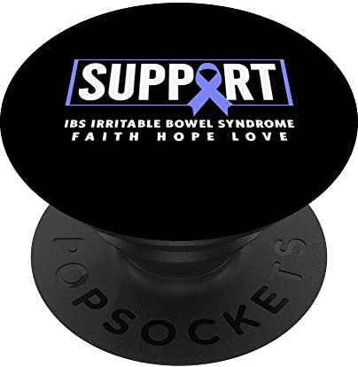 IBS Awareness Shirt - Support IBS Irritable Bowel Syndrome PopSockets Swappable PopGrip