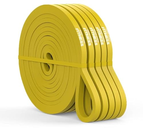 Klimmzugband für Widerstandsbänder Krafttraining, Klimmzug Bänder Set – Premium Qualität Resistance Pull Up Bands für Klimmzüge Training, Kraft, Mobilität, Reha, Dehnung im Fitnessstudio oder Zuhause