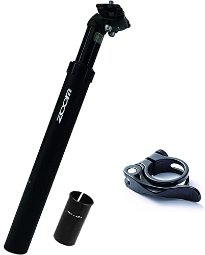 RST0308/RUJOI Fahrradsattelstützen, verstellbare Federsattelstütze, Aluminium-Sattelstütze für MTB-Rennrad, Schnellverschluss-Sattelstützenklemme im Lieferumfang enthalten