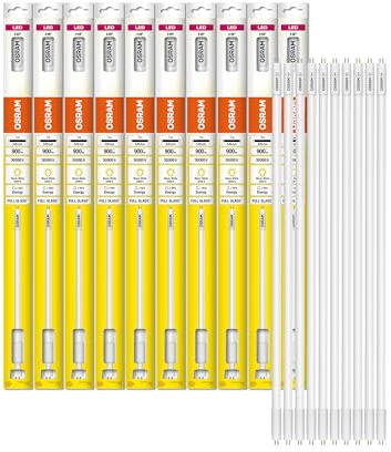 OSRAM LED TUBE T5 HF HE14 549 mm, tubo LED lineal, 7W, 900lm, 3000K, luz blanca cálida, reemplazo LED para tubos fluorescentes T5 convencionales con casquillo G5, larga vida, optimo consumo de energía
