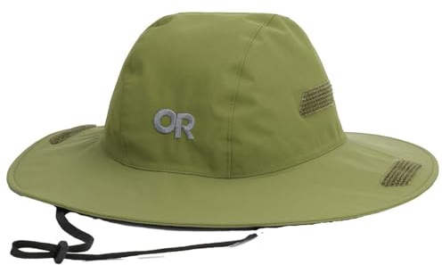 Outdoor Research Seattle Rain Hat | Gore-Tex, Waterproof, Moisture Wicking, Willow, Large