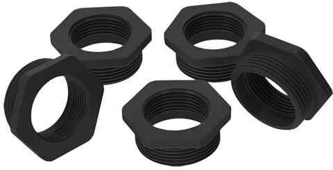 Kalitec 5x Riduzione M32 a M25 Plastica, Riduttore Pressacavo Nero IP68