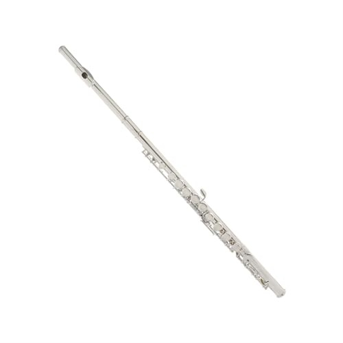 Flöte 16-Tasten-C-Flöte Mit Geschlossenem Loch Versilbert Für Anfänger Standard-Flöteninstrument Für Erwachsene Exquisit