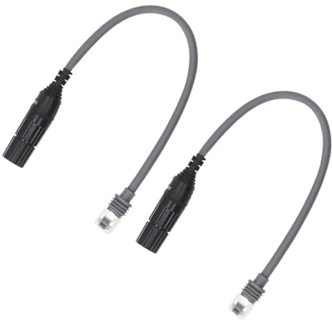 banapoy Cable Adapter Gen3 Spx A Rj45, 2 Pezzi 1200Mbps 26Awg Adattatore Prolunga Cavo Satellitare Rettangolare, Connettore Cavo Internet, Cavo Ethernet Spina Spx A Rj45 Femmina