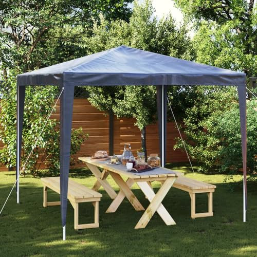 Xichuzi Partyzelt, Festzelt, Pavillion, Bierzelt, Garten Party Zelt, Gartenzelt, Grillpavillon, 2,5 x 2,5 m Blau