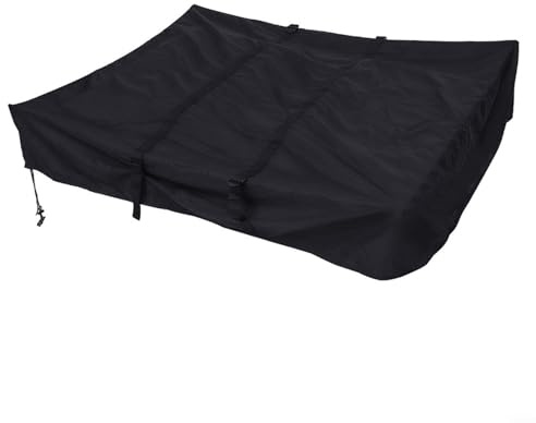 HOHOVYVY Copertura per tenda da tetto, protezione antipolvere per tettuccio auto, colore nero (A)