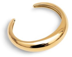 SINGULARU - Moon Armreif. Edelstahl mit 18 Kt Vergoldeter Beschichtung oder Edelstahl. Schmuck für Damen.