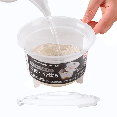 de comida portátil para microondas - Almuerzo para arroz y pasta | contenedor de preparación de comida sostenible | Accesorios de cocina para acampar, escuela, en el hogar,