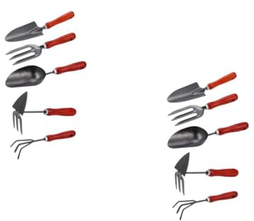 Kisangel 2 Ensembles Outils de Jardinage Multifonction Râteaux et pour Plantes et Légumes Outils Extérieurs Pratiques et Ergonomiques