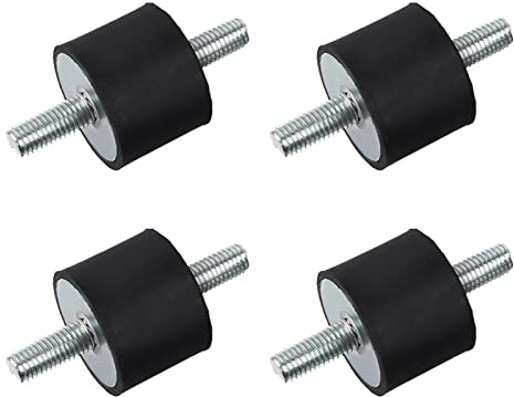 Hyuduo Metal Bonded Rubber Vibration Isolator Mounts Shock Damper for Air Compressor Pump, Vibration Isolator, with Excellent Control