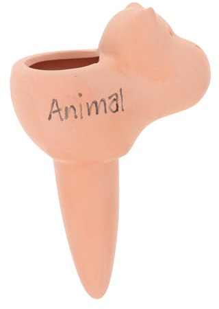 Milisten Distributeur Arrosage Automatique Céramique Outil Irrigation pour Plantes avec Design Animal Cartoon Système Arrosage Autonome pour Fleurs et Plantes Pot