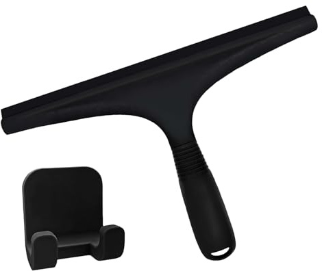 Acabado de Impecable, Extractor de Ducha – diseño de Mango ergonómico | Herramienta limpiaparabrisas, eliminador de Manchas de Agua, Mango Antideslizante para una Limpieza sin Esfuerzo, Ayuda