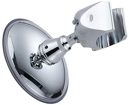 Housoutil Support de Ventouse Réglable sans Perçage Fixation Murale Réutilisable pour Pommeau Accessoire Salle de Bain Pratique pour Garçon Fille et Seniors