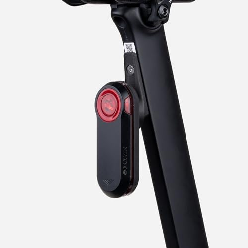 beSmart.bike - Cykelsadelstöd, 3D-Printad i Kolfiber, Cykelsadel för Garmin Varia 515, Kompatibel med Canyon Aeroad Gen 4, Bultmontering (nedre position)