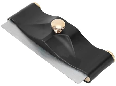Jectse Wood Card Scraper, Aluminum Alloy Scraper Holder with Comfortable Grip for Woodworking, Hand Scraping Tool with Wider Cutting Area