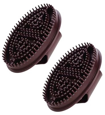 Magnetic Meridian Brush Massage Tool – 2 Pack Professional Acupressure Body Brushes for Belly & Full Body Relaxation – Ergonomic Massage Brush Set for Home Spa Care & Muscle Relief