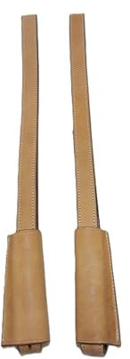 PS Pferdeartikel Paar Englische Steigbügelriemen mit 2,5 cm Breite - Farbe - Natur/Beige/Cognac Farbe Natur 150 cm Länge