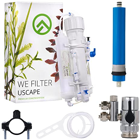 Osmoseanlage Premium 100GPD 380l/Tag - Mehrstufige Umkehrosmose-Anlage für Aquarium oder Haushalt zur Herstellung von Osmosewasser