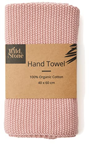 Wild & Stone Handtuch aus Bio-Baumwolle, GOTS-Zertifiziert, 40 x 60 cm