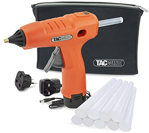 Tacwise 1561 H12-12 Pistola Colla a Caldo con Batteria Ricaricabile 12V