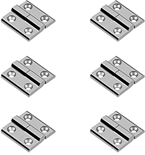 Aiyomi 2 Zoll Quadratische Scharniere Verdicken Abnehmbare Scharniere 50x50mm 304Er Edelstahl Heben Sie Das Türscharnier Ab Gelenk Flaggenscharniere Für Bad Kleiderschrank Schränke (6 Stücke)