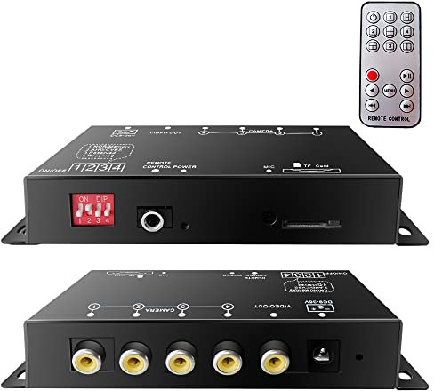 Mini 4 Kanal 720P HD Mobiler DVR Videorecorder für AHD CCTV Überwachungskameras, Unterstützt Loop Videoaufzeichnung, Audioaufzeichnung, Mehrere OSD Sprachen, Unterstützt 128 GB Speicherkarte in Max