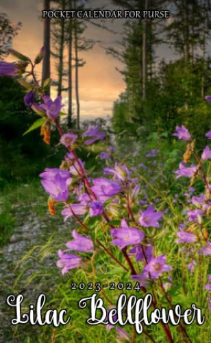 2023-2024 Lilac Bellflower Pocket Planner: 2023 Monthly Planner With 2 Year Datebook Of Lilac Bellflower Vitally Need For 24 Months Office Planner Small Size 4 x 6.5