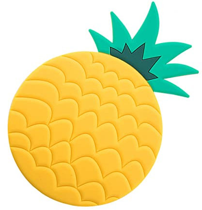 Veemoon 2stücke Silikonmatte Cartoon-platzset Hitzebeständige Tischunterlage Wärmedämmmatte Topfuntersetzer Tassenkissen Für Küche Und Zuhause