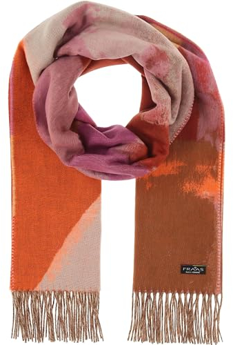 FRAAS Cashmink Schal 56 x 200 cm - Weicher als Kaschmir - Made in Germany - Schal mit Aquarell-Design für Damen - Perfekt für Herbst und Winter Spice Route