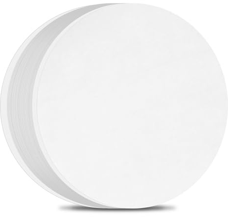 YUFDA 150 Pcs-8 Inch Non-Stick Parchment Rounds, Precut Round Parchment Paper for Tortilla Press, Cake Pan, Cookies
