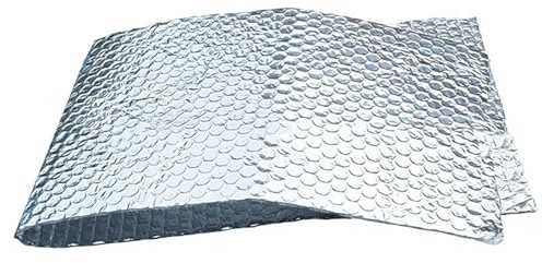 Heizkörper Warme Reflektierende Aluminisierte Isolierfolie, Dach Isolierung Außen Wärmehaltung Mehrzweck Isolierfolie Alu Luftpolsterfolie, für Fußböden, Dächer, Garagentore und Wohnwagen (Size : 1x2