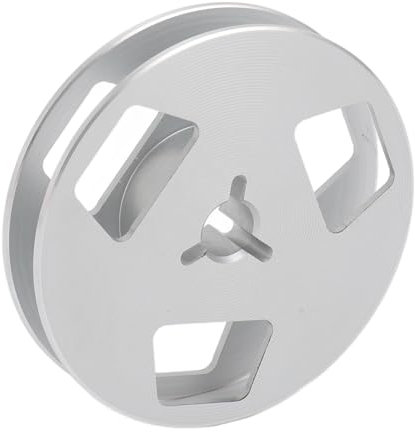 Carrete de Recogida de Cinta de Sonido de Carrete Abierto, Aleación de Aluminio, 3 Orificios, bajo Nivel de Ruido, Mecanizado Fino, Carrete de Cinta Vacío de 1/4 2,5 Pulgadas