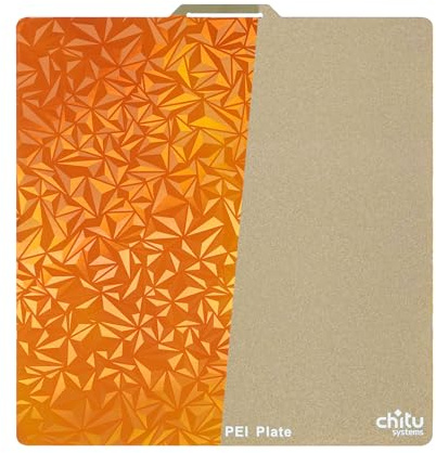 Piastra di costruzione PEI per stampante 3D Bambu Lab X1/ X1C/A1/P1P/P1S, piattaforma rimovibile in acciaio a molla flessibile della stampante 3D di 257x257mm