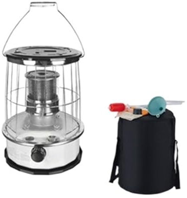 Estufa De Camping Portátil, Calentador De Aceite De Queroseno De Acero Inoxidable, Estufa Montada En La Pared, Calentador For Exteriores, Tienda De Propano Y Butano For Calefacción