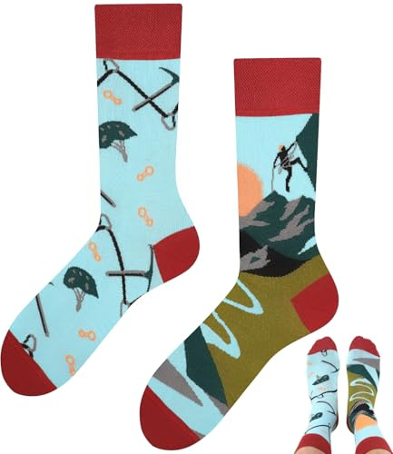 TODO Chaussettes amusantes, à motif multicolores, pour exprimer sa joie de vivre, 35-38