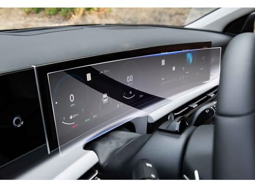 GAFAT Compatible avec Hyundai Tucson NX4 Facelift 2025 2026 2027 12,3 Navigation + Cockpit Film de Protection d'Écran, en Verre pour Tucson 2025 Facelift Accessoires, Anti-chocs, 9H Anti-Rayure