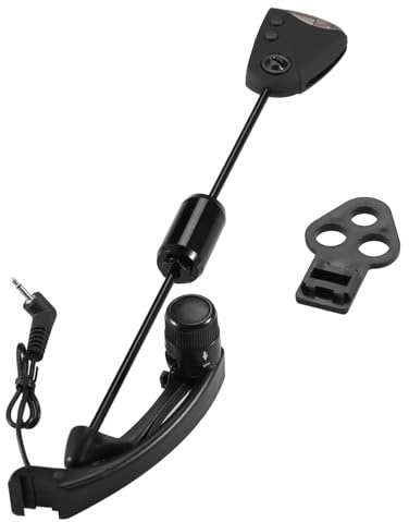 Ejoyous Fishing Bite Indicator, LED Carp Fishing Bite Alarm Swinger with 7 Color Changeable Lights and Removable Metal Counterweight, for Night Fishing Weak Light Environment