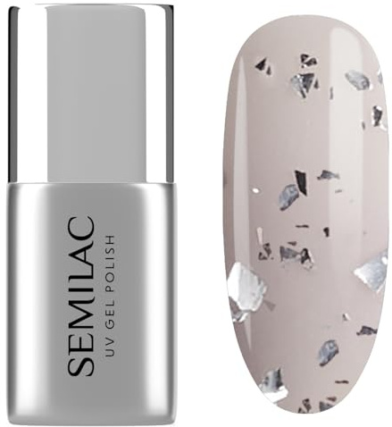 Semilac T34 Top No Wipe Frozen für UV Nagellack 7 ml