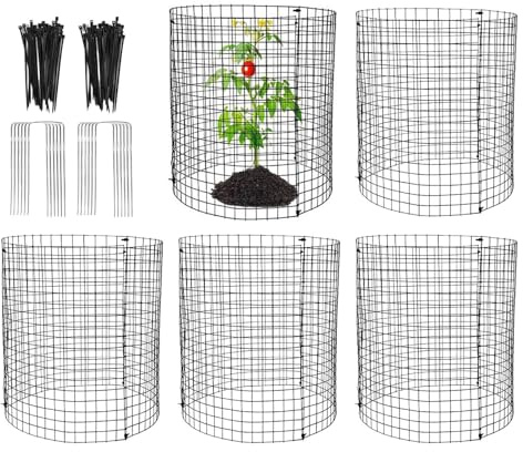 Hühnerdraht – Pflanzenschutz Aus Draht Von Tieren | Metallschutzbügel | Gartennetz-Pflanzenabdeckungen | Für Erdbeer-Tomaten-Gemüse--Pflanzenschutz, Hirsch-Eichhörnchen Im Freien Und Innenbereic