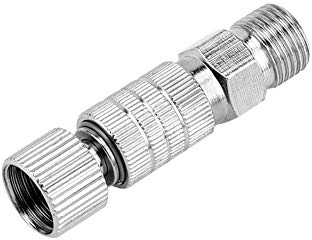 Tubo Flessibile Aria Compressa con Raccordo Rapido per Aerografo Professionale - Accessori Tubo Flessibile Metallo per Pennello ad Aria, Attacco Universale